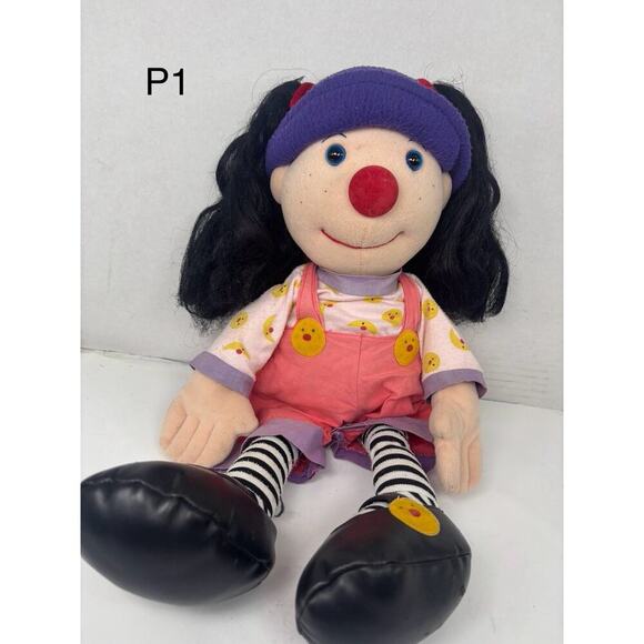 Vintage 90s Big Comfy Couch Loonette Doll Molly's Friend Doll Plush Stuffed 18” - Picture 1 of 6